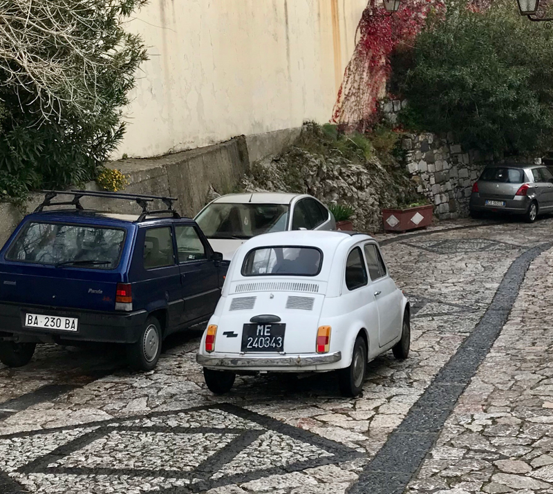 Illustration for article titled DOTS: Tiny village, tiny cars